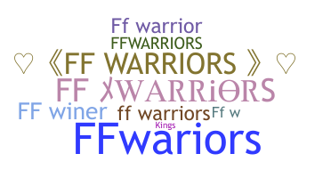 暱稱 - FFwarriors