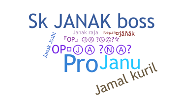 暱稱 - Janak