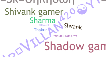 暱稱 - Shivank