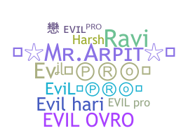 暱稱 - Evilpro