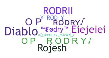 暱稱 - Rodry