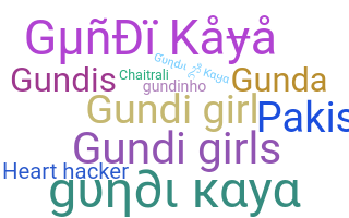 暱稱 - Gundi