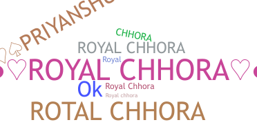 暱稱 - Royalchhora
