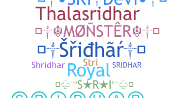暱稱 - Sridhar