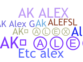 暱稱 - Akalex