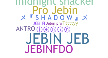 暱稱 - Jebin