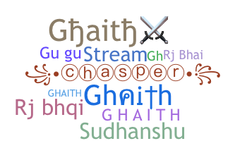 暱稱 - Ghaith