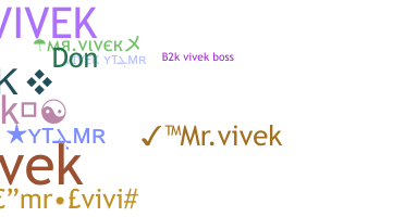 暱稱 - MrVivek