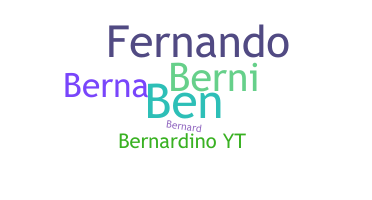 暱稱 - Bernardino