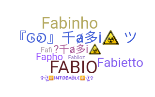 暱稱 - Fabio