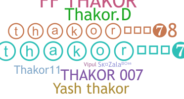 暱稱 - Thakor007