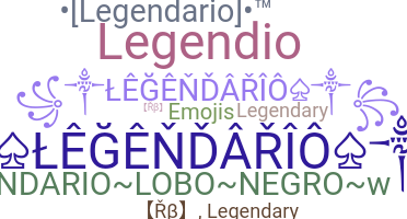 暱稱 - legendario