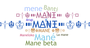 暱稱 - Mane