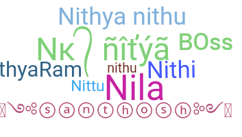 暱稱 - Nithya