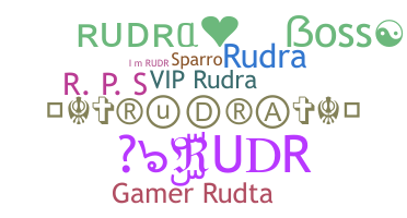 暱稱 - RUDR