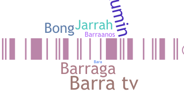 暱稱 - Barra