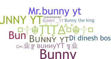 暱稱 - BunnyYT