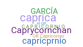 暱稱 - Capricornio