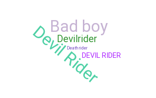 暱稱 - devilrider