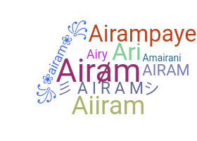 暱稱 - Airam