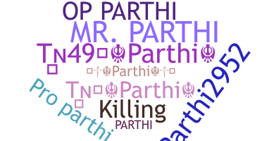 暱稱 - Parthi