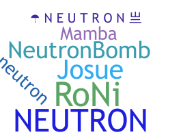 暱稱 - Neutron