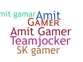 暱稱 - AmitGamer