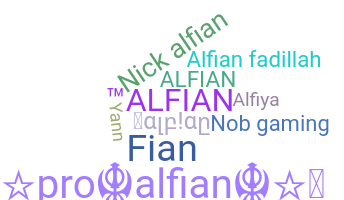 暱稱 - Alfian