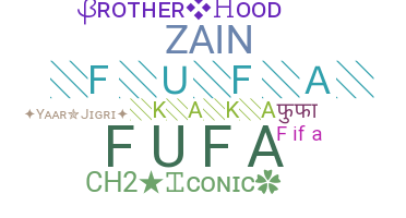 暱稱 - fufa