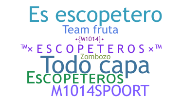 暱稱 - Escopeteros