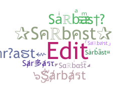 暱稱 - Sarbast