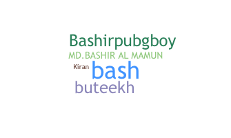 暱稱 - Bashir