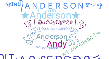 暱稱 - Anderson