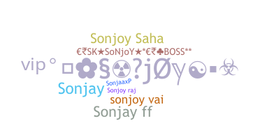 暱稱 - Sonjoy