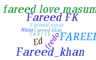 暱稱 - Fareed