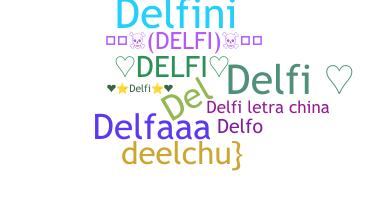 暱稱 - Delfi