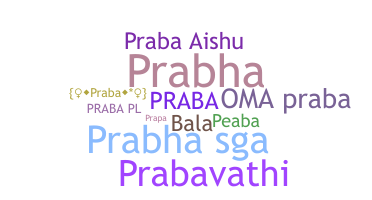 暱稱 - Praba
