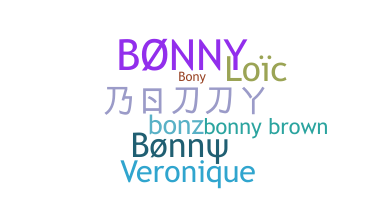 暱稱 - Bonny