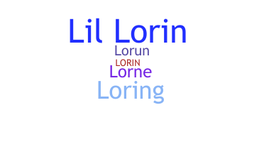 暱稱 - Lorin