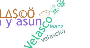 暱稱 - Velasco