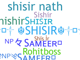 暱稱 - Shisir
