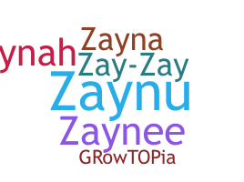 暱稱 - Zaynah