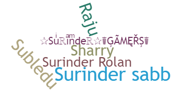 暱稱 - Surinder