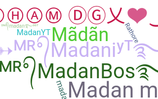 暱稱 - Madani