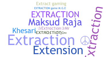 暱稱 - extraction