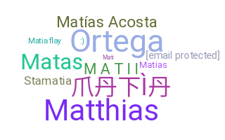 暱稱 - Matia