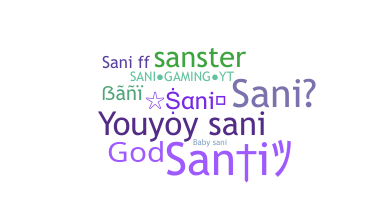 暱稱 - SANI