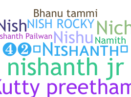 暱稱 - Nishanth