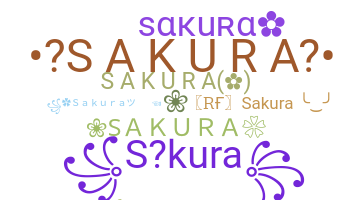 暱稱 - Sakura