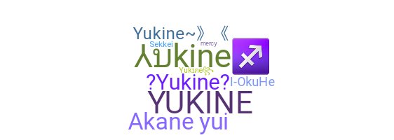 暱稱 - Yukine
